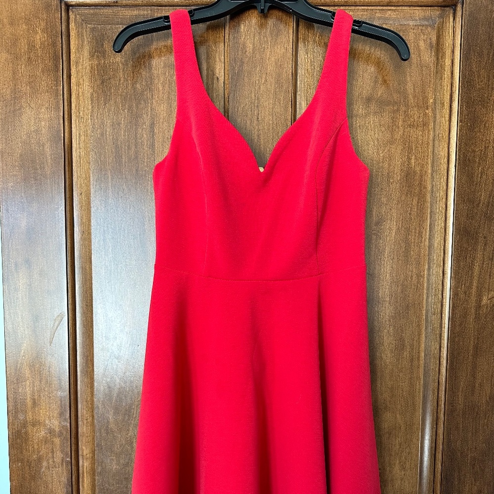 Flirty red dress